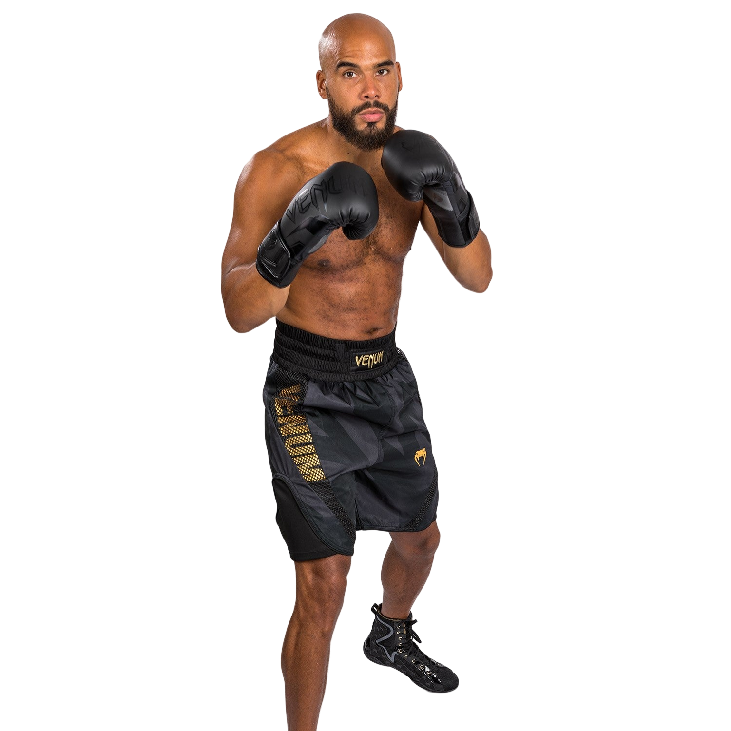 Quần Venum Razor Boxing Shorts - Black/Gold