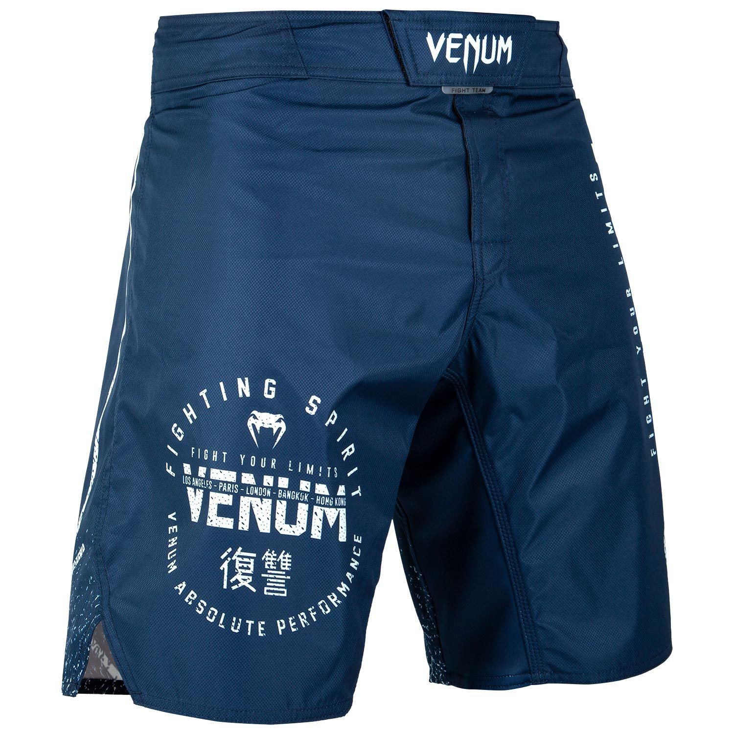 QUẦN MMA VENUM SIGNATURE FIGHTSHORTS - NAVY BLUE/WHITE