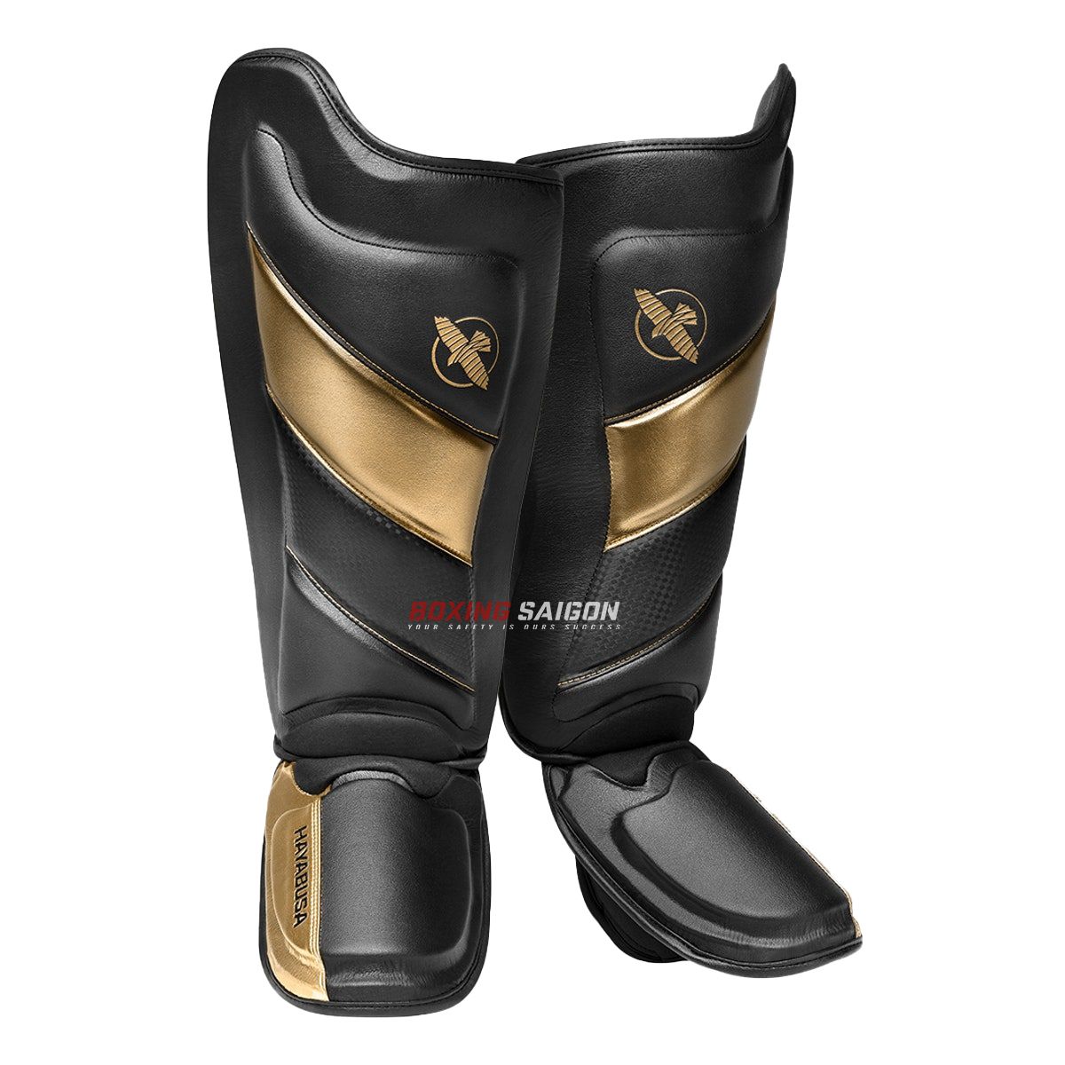 Bảo Hộ Chân Hayabusa T3 Striking Shin Guards - Black/Gold