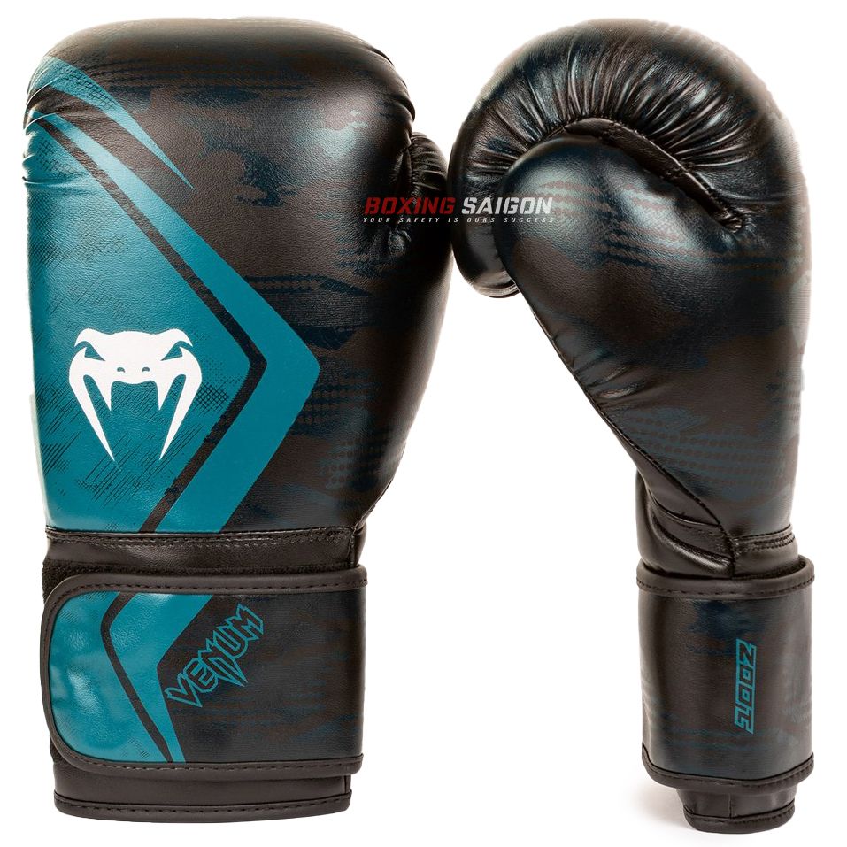 Găng Tay Venum Defender Contender 2.0 Boxing Gloves - Black/Green