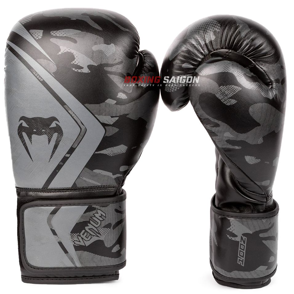 Găng Tay Venum Defender Contender 2.0 Boxing Gloves - Black/Black