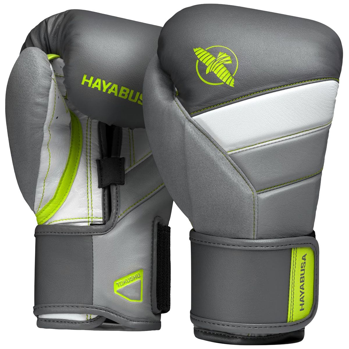 GĂNG TAY HAYABUSA T3 BOXING GLOVES - CHARCOAL/LIME