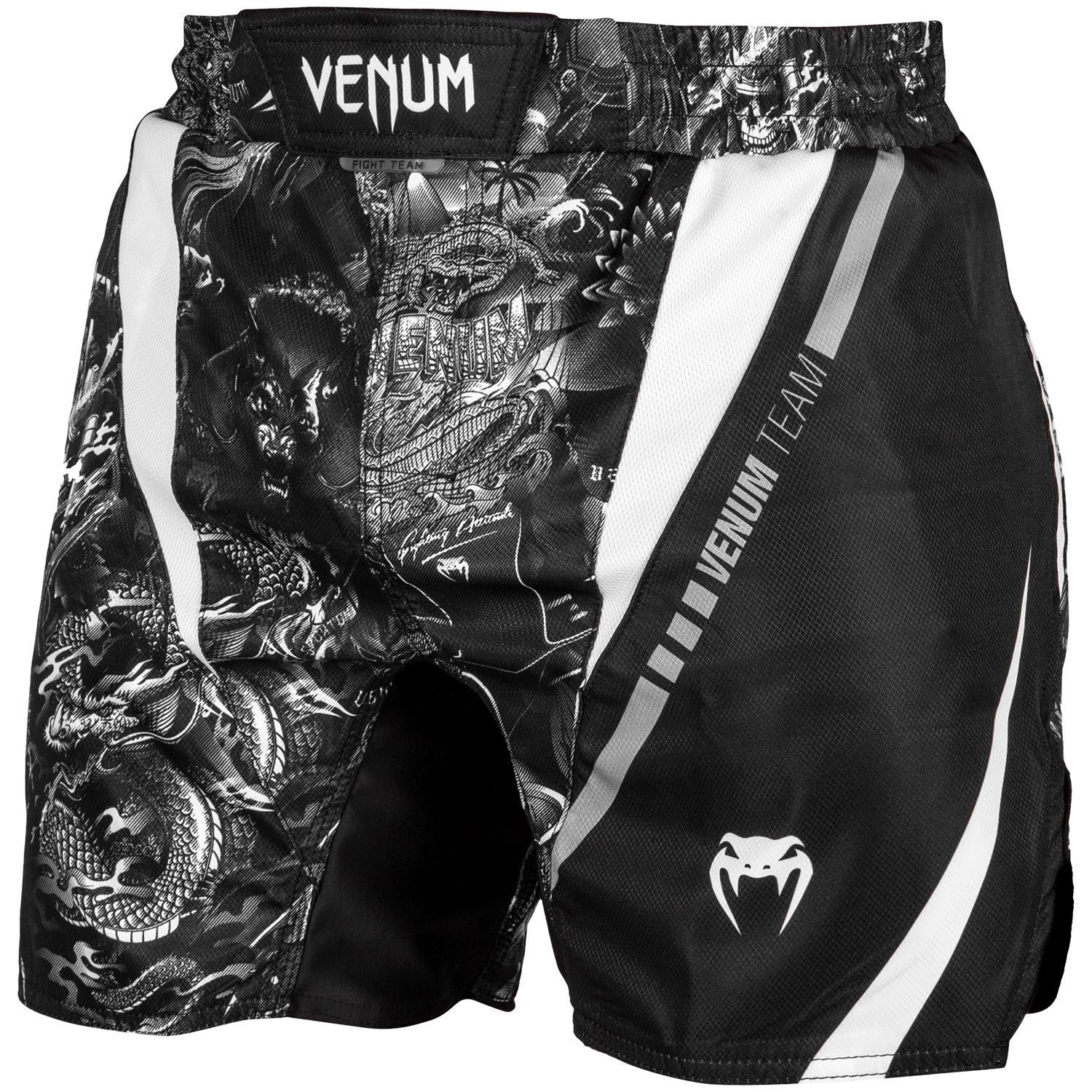 QUẦN MMA VENUM ART FIGHTSHORTS - BLACK/WHITE