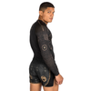 Áo bó Venum Santa Muerte Dark Side Rashguard Long Sleeves - Black/brown