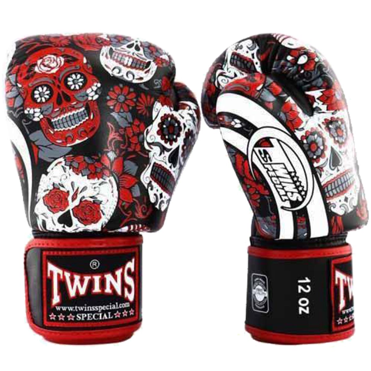 Găng Tay Twins Fbgvl3-53 Los Muertes Boxing Gloves - Red