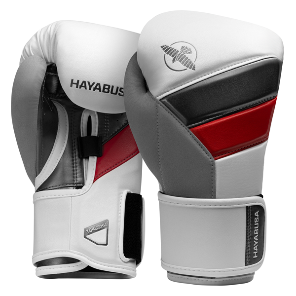 Găng Tay Hayabusa T3 Boxing Gloves - White/Red (USED)