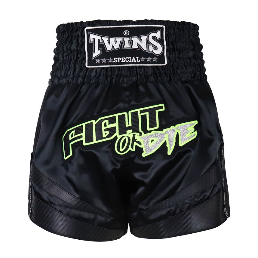 Quần Twins TBS-FIGHTORDIE Thai Boxing Shorts - Black