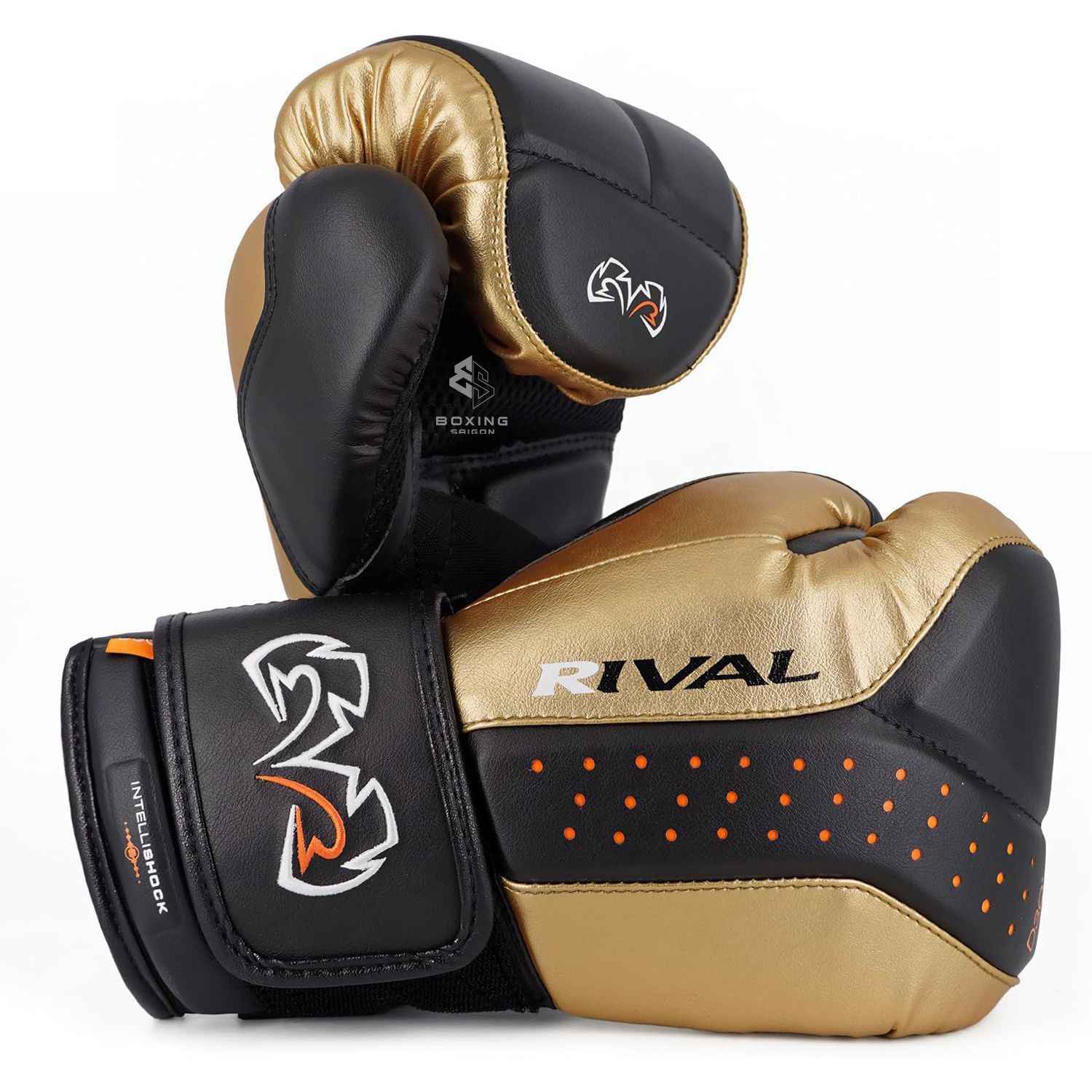 Găng Tay Rival RB10 Intelli-Shock Bag Gloves - Black/Gold