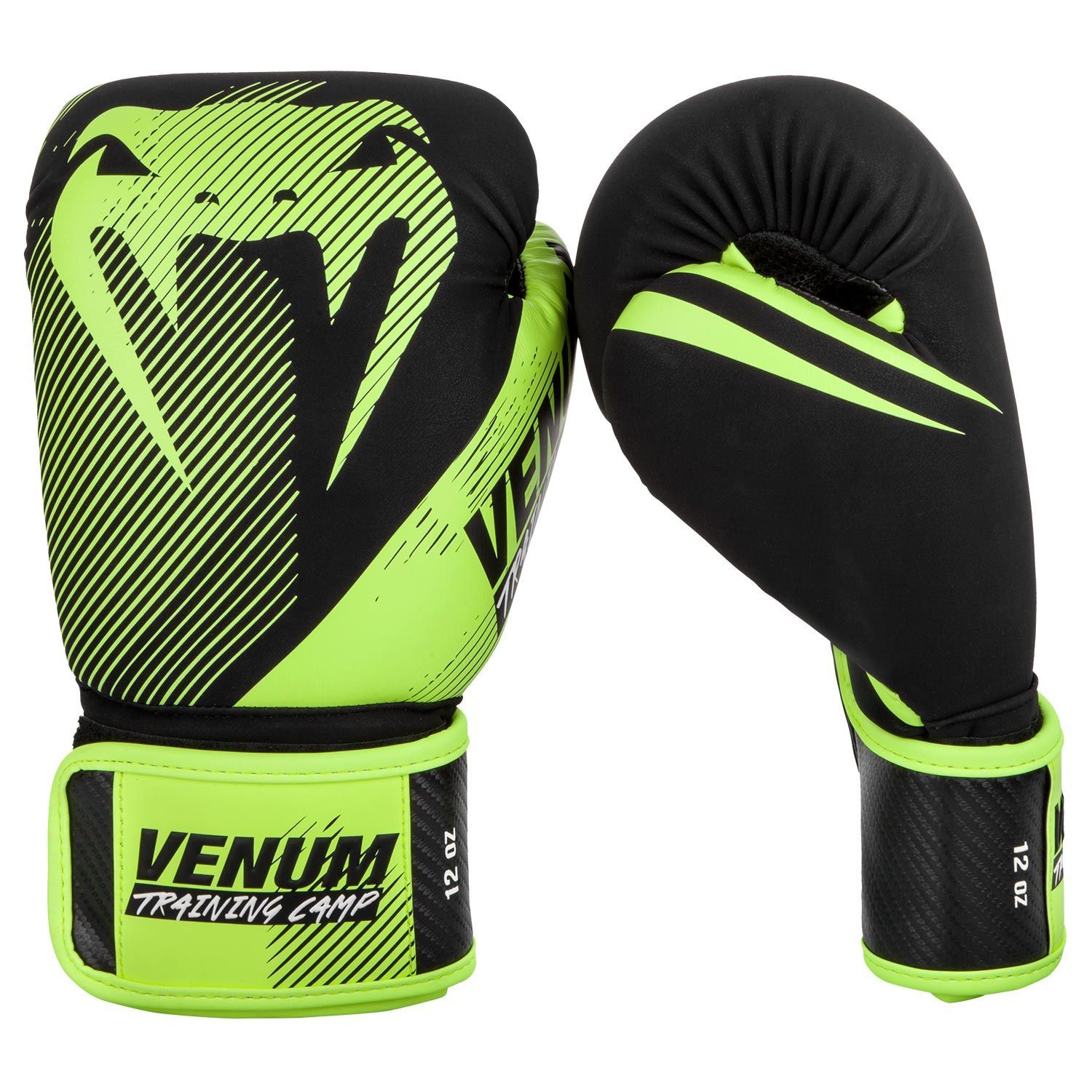 Găng Tay Venum Training Camp 2.0 Boxing Gloves - Black/Neo Yellow