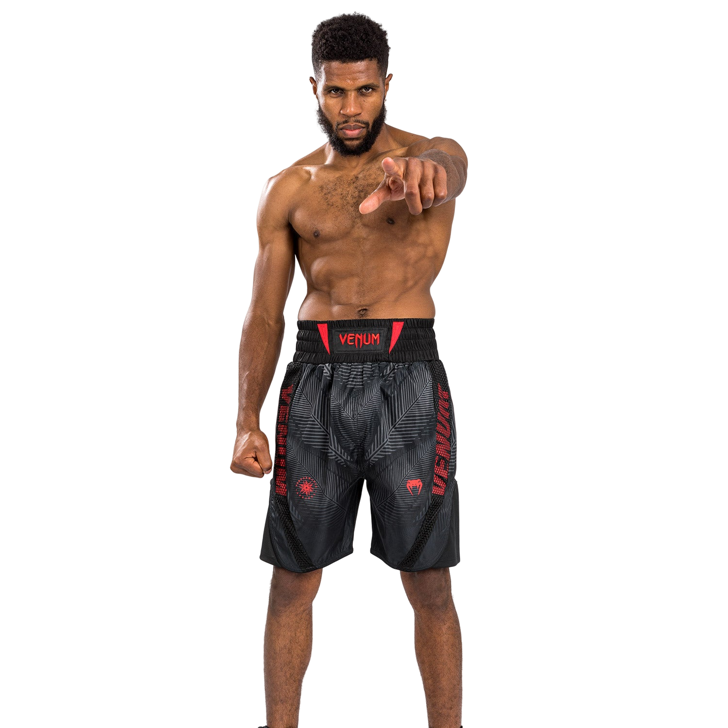 Quần Venum Phantom Boxing Shorts - Black/Red