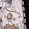 Quần TUFF Muay Thai Boxing Shorts New Retro Style Grey Hanuman Yantra with War Flag