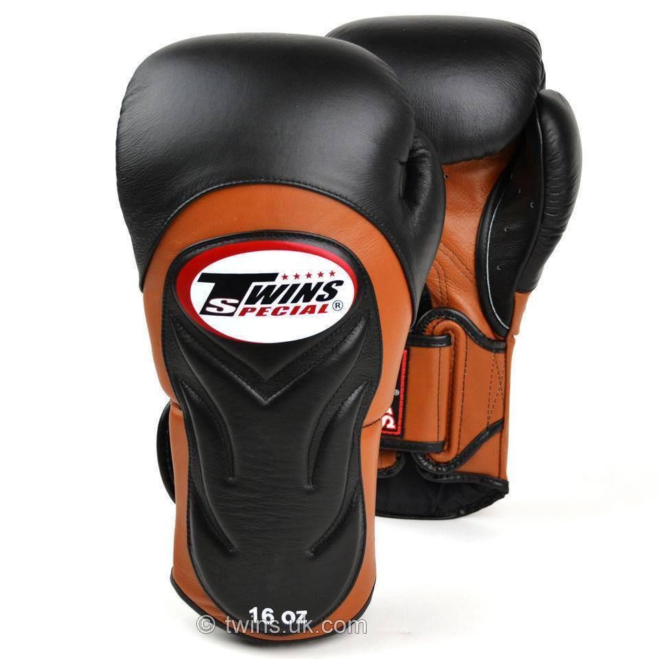 Găng Tay Twins Bgvl-6 Special New Styles Boxing Gloves - Black/Brown