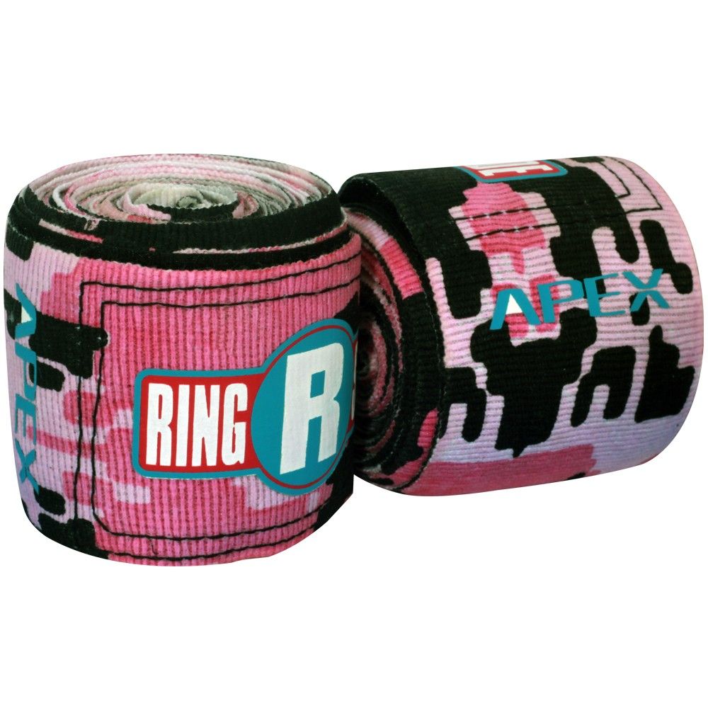 BĂNG QUẤN TAY RINGSIDE APEX HANDWRAPS - BLACK/PINK CAMO