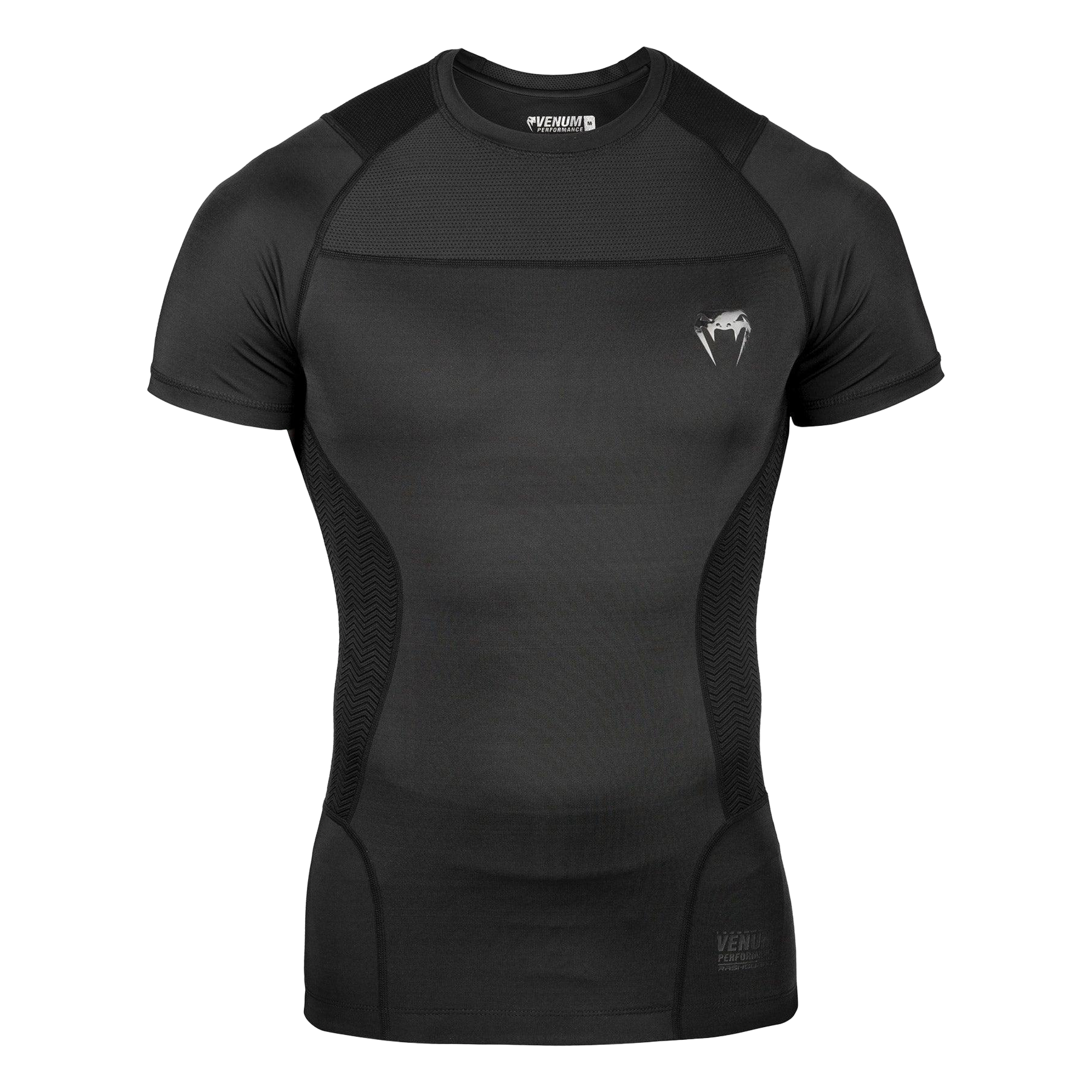 Áo bó Venum G-Fit Rashguard Shorts Sleeves - Black