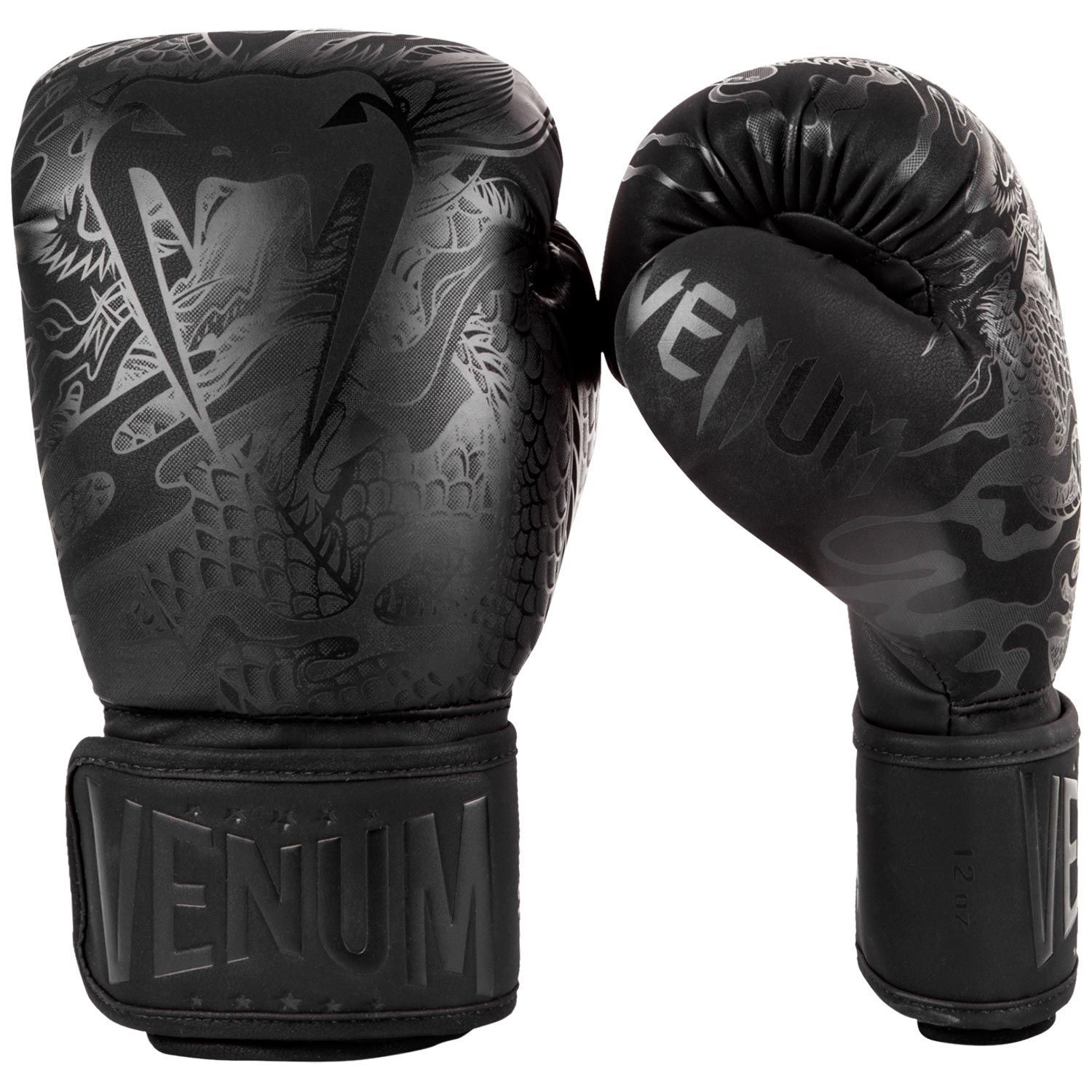 GĂNG TAY VENUM DRAGON'S FLIGHT BOXING GLOVES - BLACK/BLACK