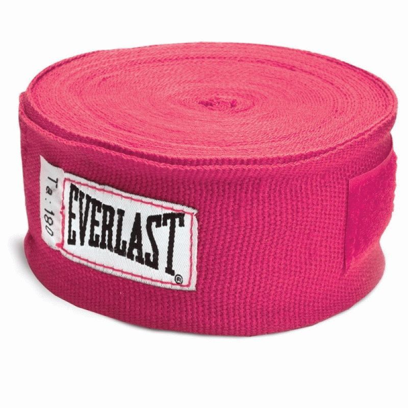 Băng Quấn Tay Everlast Professional Hand Wraps 180 Pink - Co Giãn