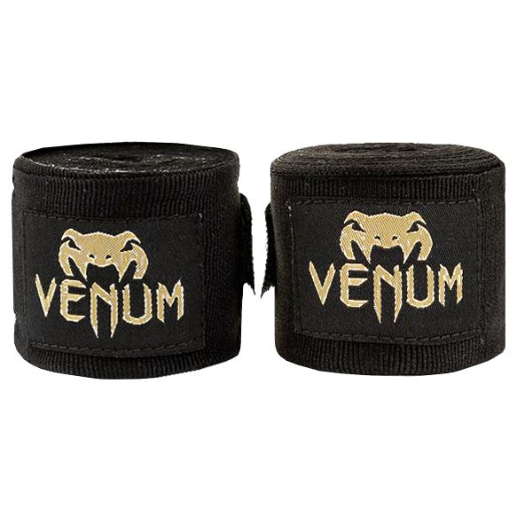 Băng Quấn Tay Venum Kontact Boxing Handwraps 4M - Black/Gold