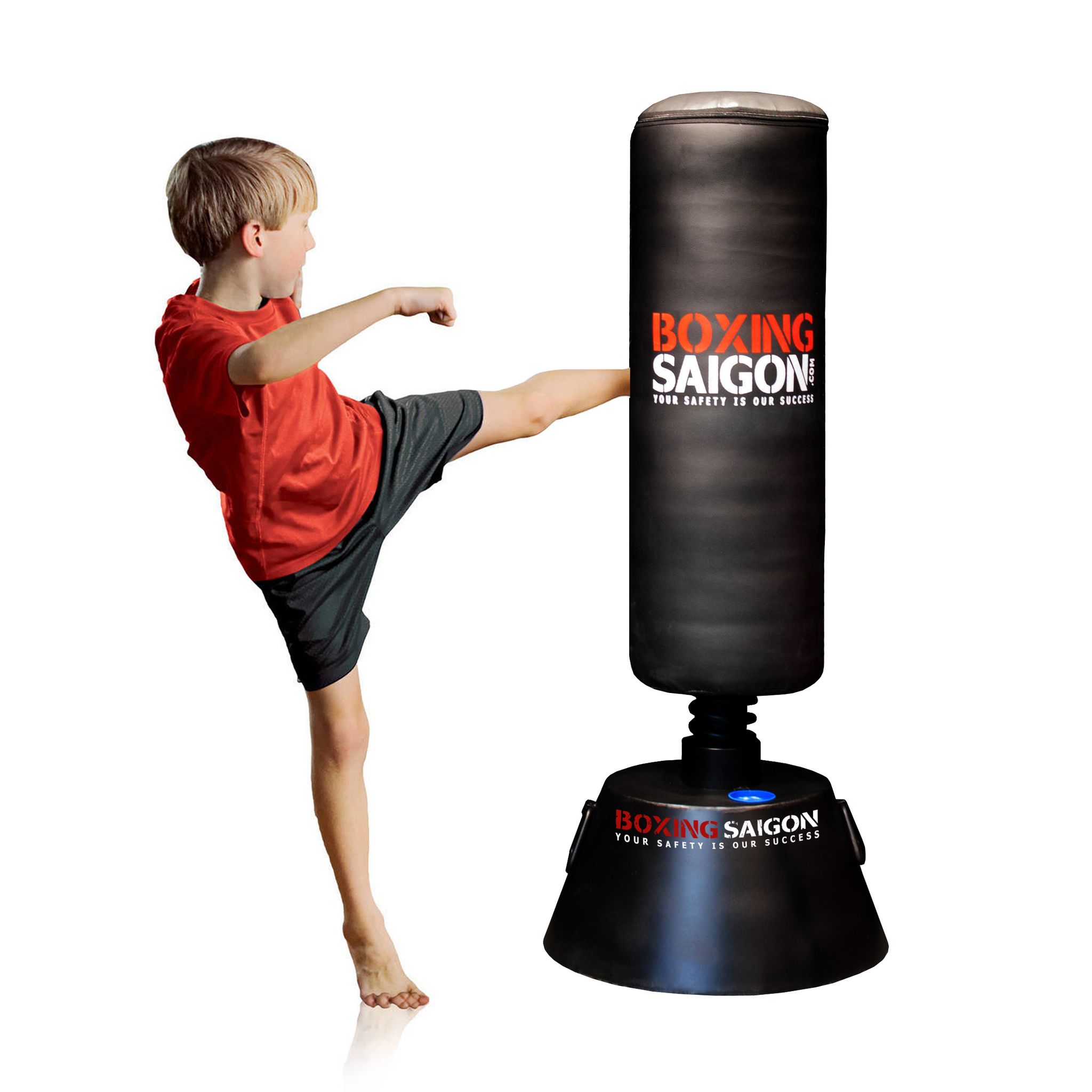 Bao Cát Đứng Đế Sắt Trẻ Em Boxing Saigon - 1M2