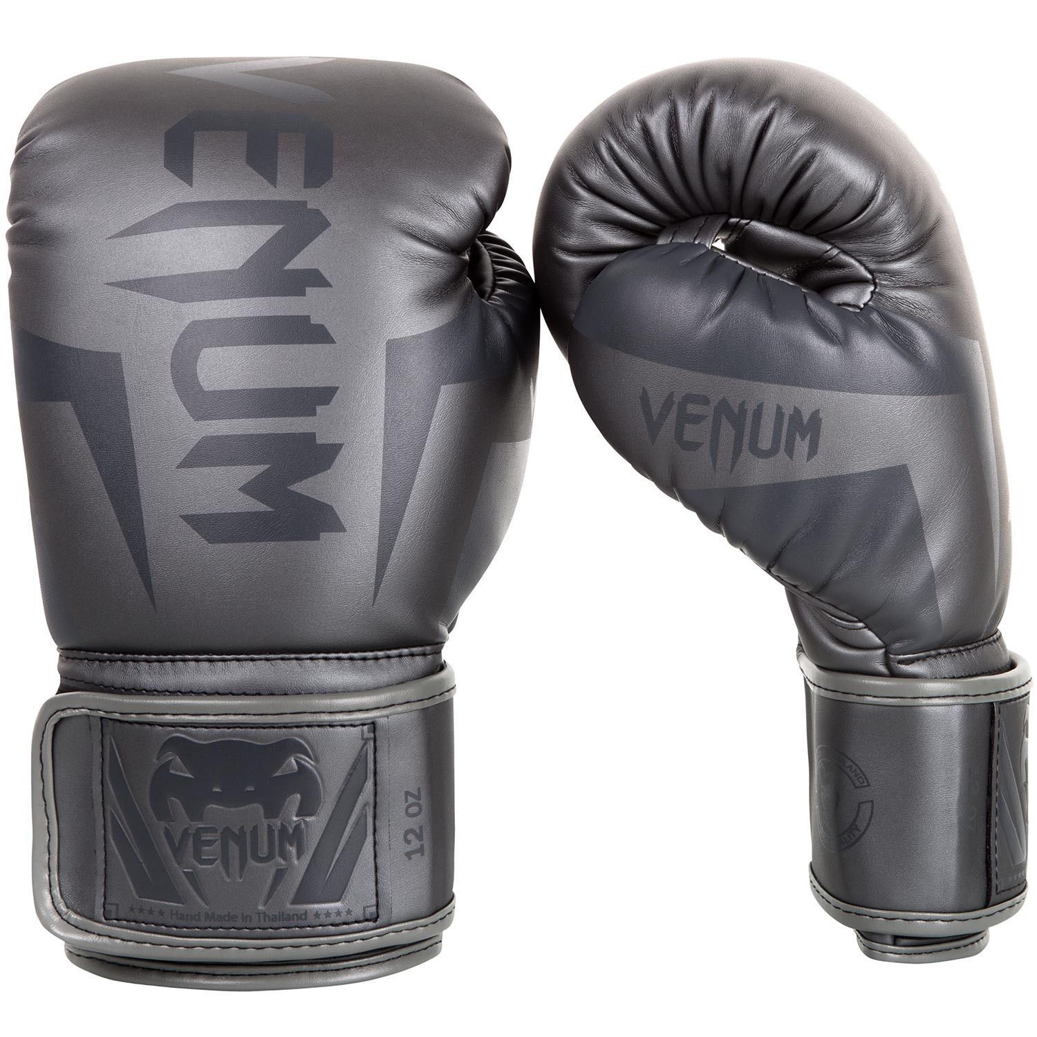 GĂNG TAY VENUM ELITE BOXING GLOVES - GREY/GREY