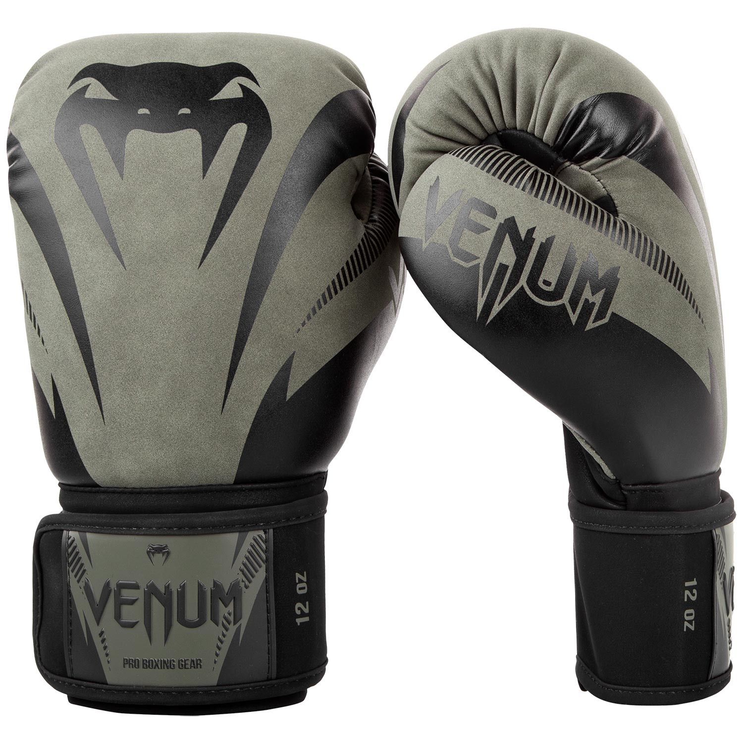 Găng Tay Venum Impact Classic Boxing Gloves - Khaki/Black