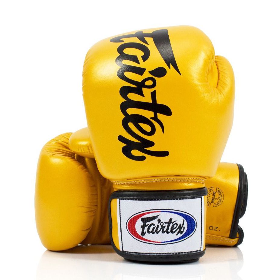 Găng Tay Fairtex BGV19 Gold Deluxe Tight Fit Gloves