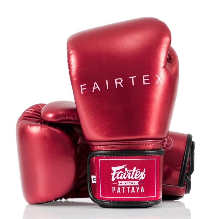 Găng Tay Fairtex BGV22 Metallic Red Boxing Gloves