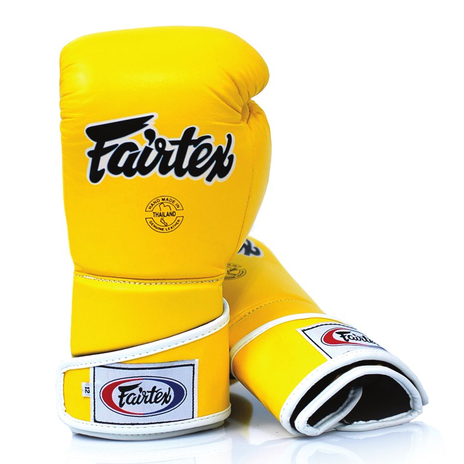 Găng Tay Fairtex Bgv6 Stylish Angular Sparring Gloves - Yellow