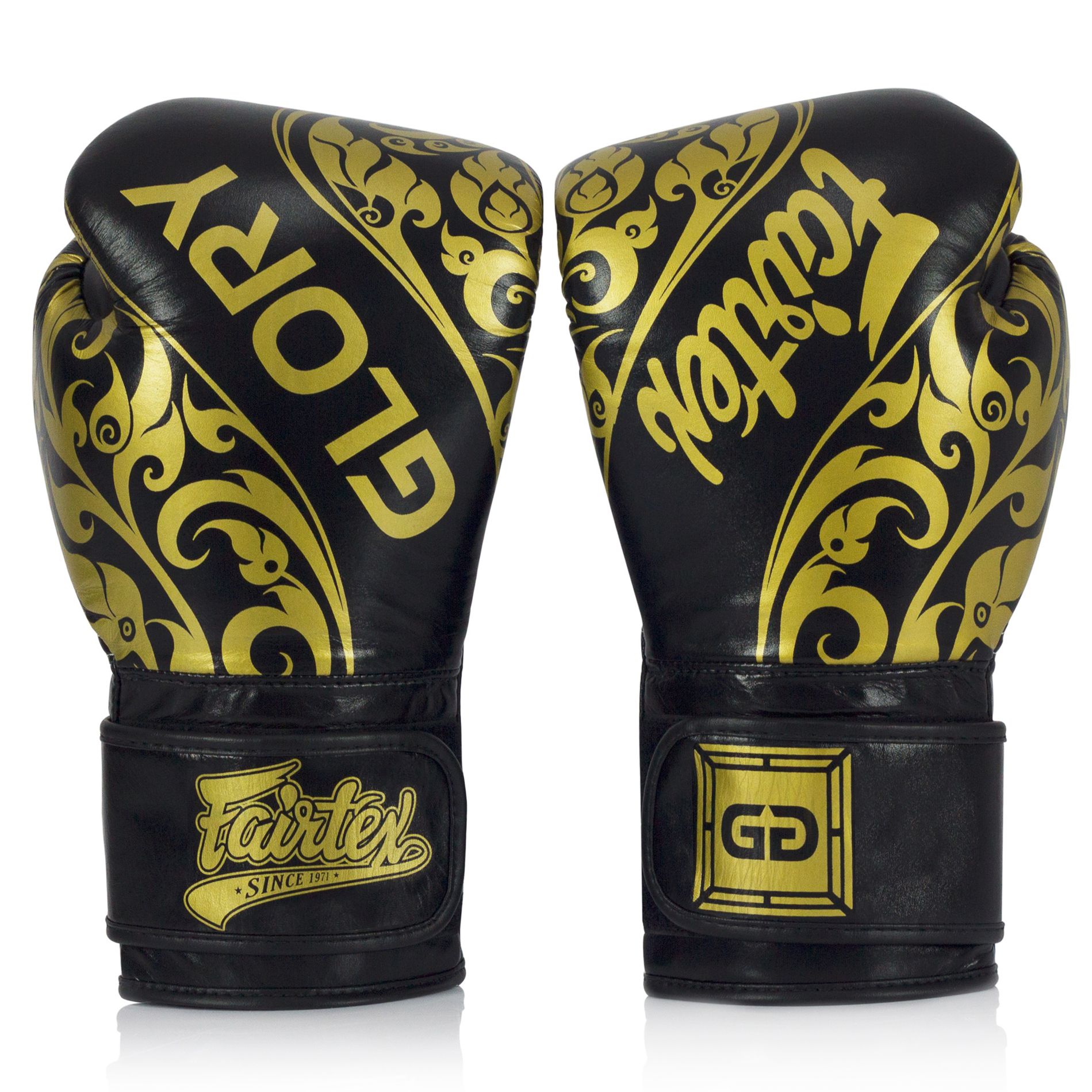 GĂNG TAY FAIRTEX BGLG2 BANGPLEE VELCRO BOXING GLOVES - BLACK
