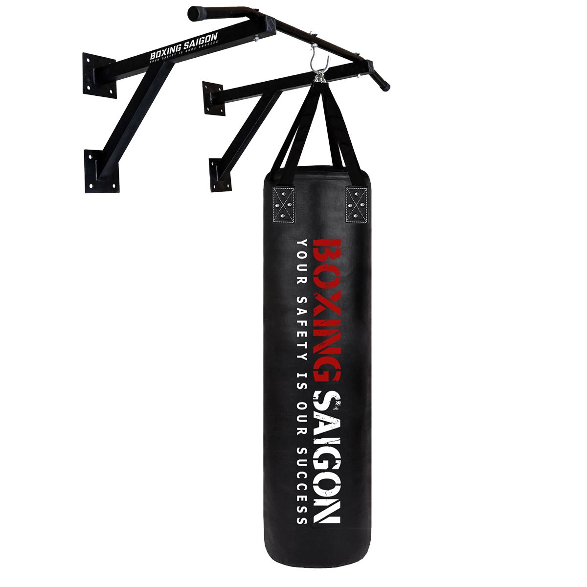Combo Bao Cát Treo Boxing Punching Bag 1M2 & Khung Treo Đôi ( Dây Dù )