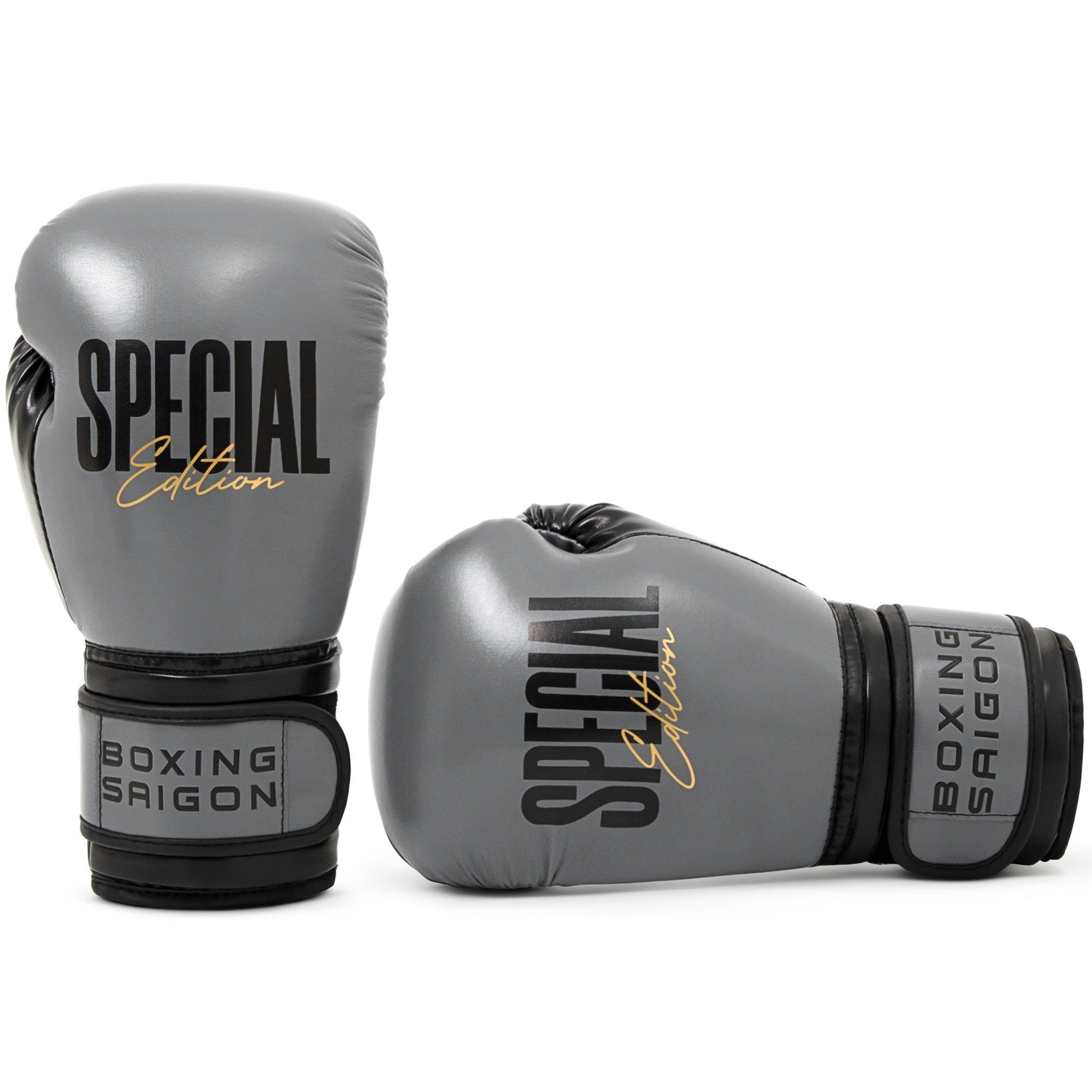 Găng Tay Boxing Saigon Special Edition Gloves - Charcoal