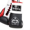 Găng Tay Tigris Pro Fight Leather Boxing Gloves - Black/Red