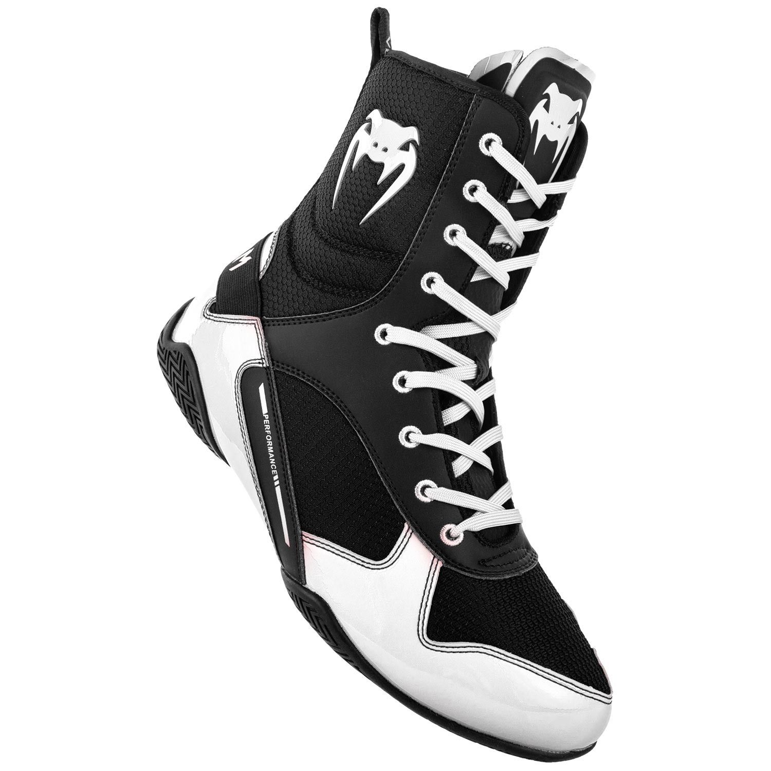 Giày Venum Elite Boxing Shoes - Black/White