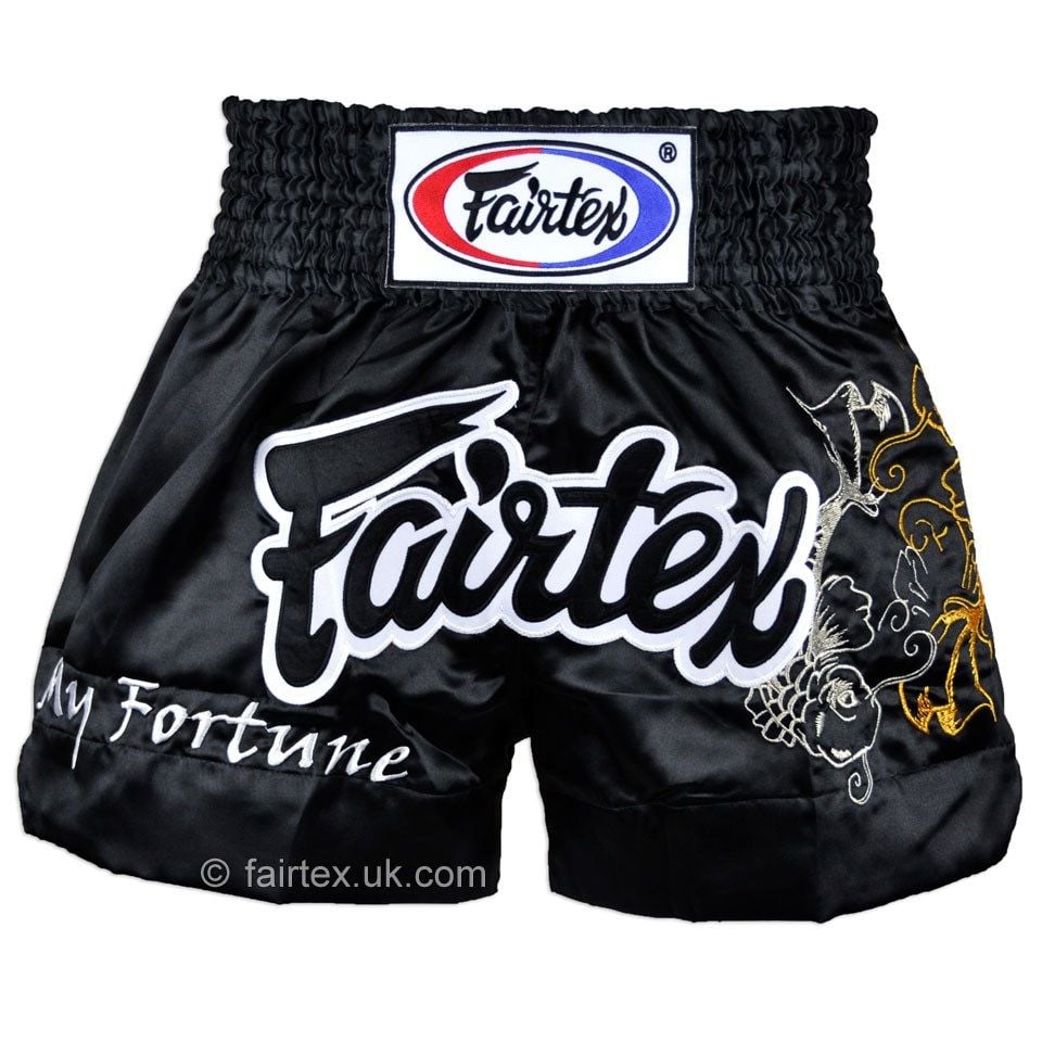 Quần Fairtex Bs0639 My Fortune Black Muay Thai Short