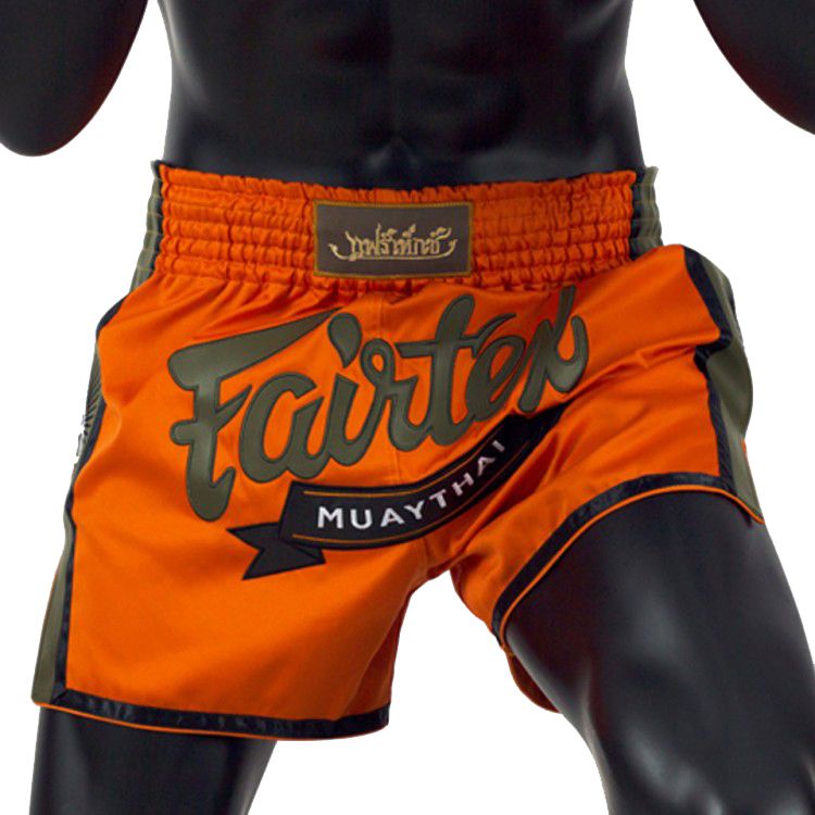Quần Fairtex Bs1705 Orange Slim Cut Muay Short