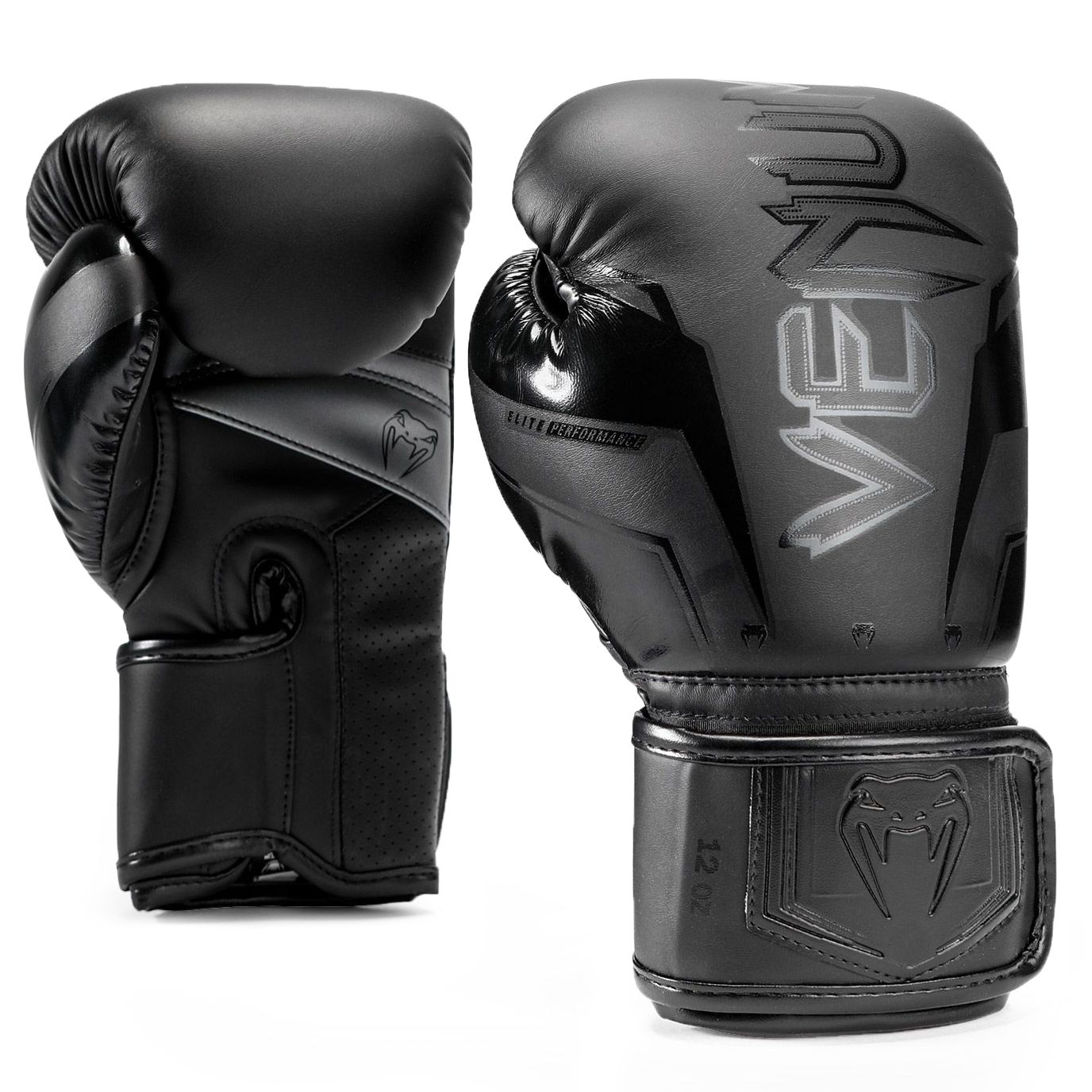 Găng Tay Venum Elite Evo Boxing Gloves - Black/Black