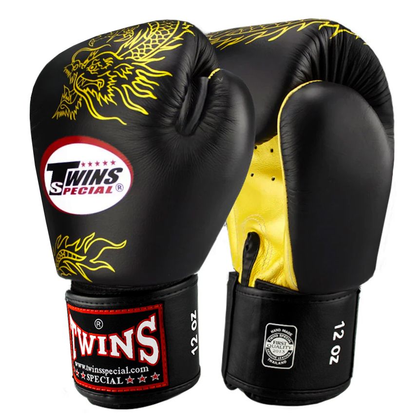 Găng Tay Twins FBGVL3-6Gd Boxing Gloves - Black