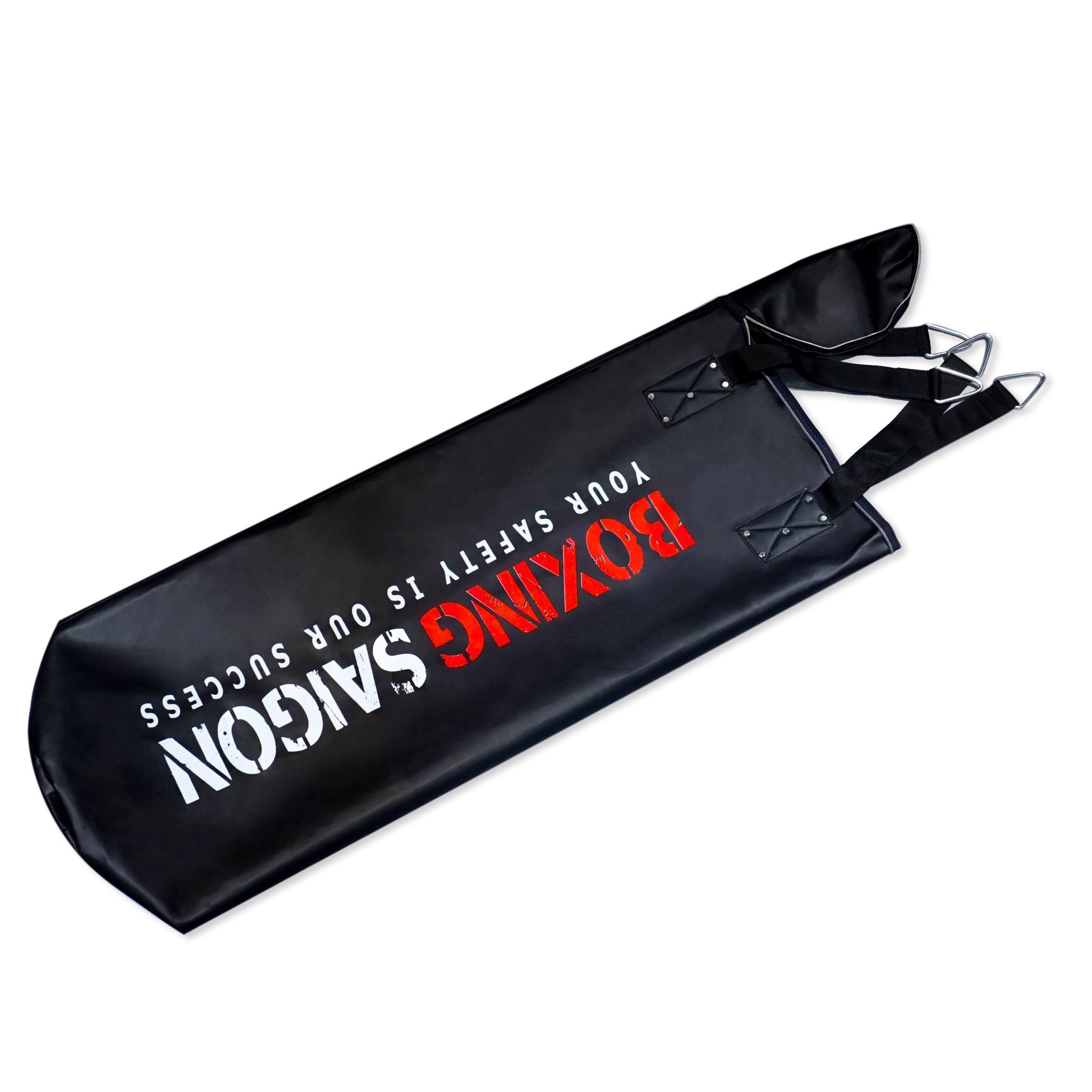 VỎ BAO CÁT TREO BOXING SAIGON 1M2 ( DÂY DÙ ) - BLACK