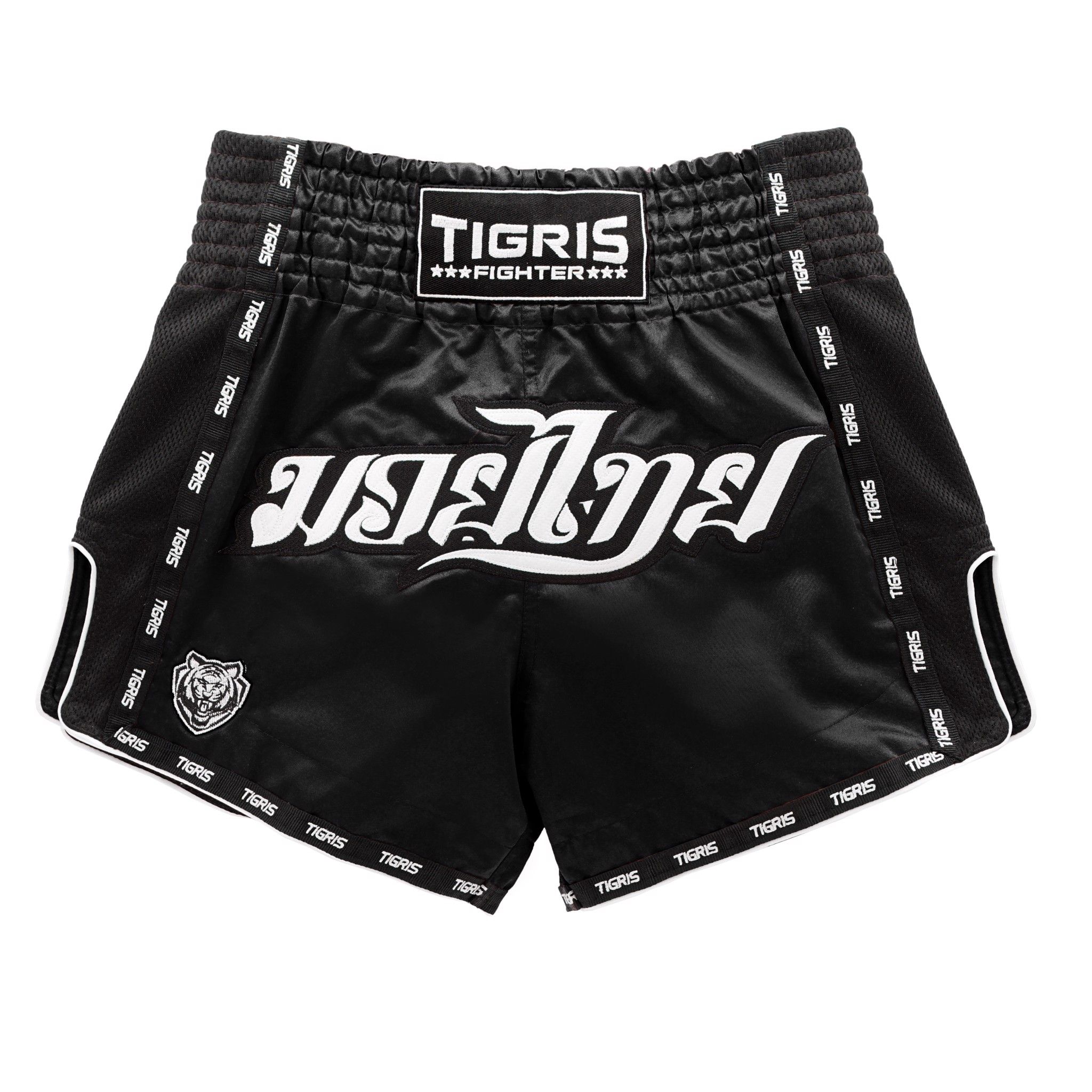 Quần Tigris Essentials Muay Thai Shorts - Black