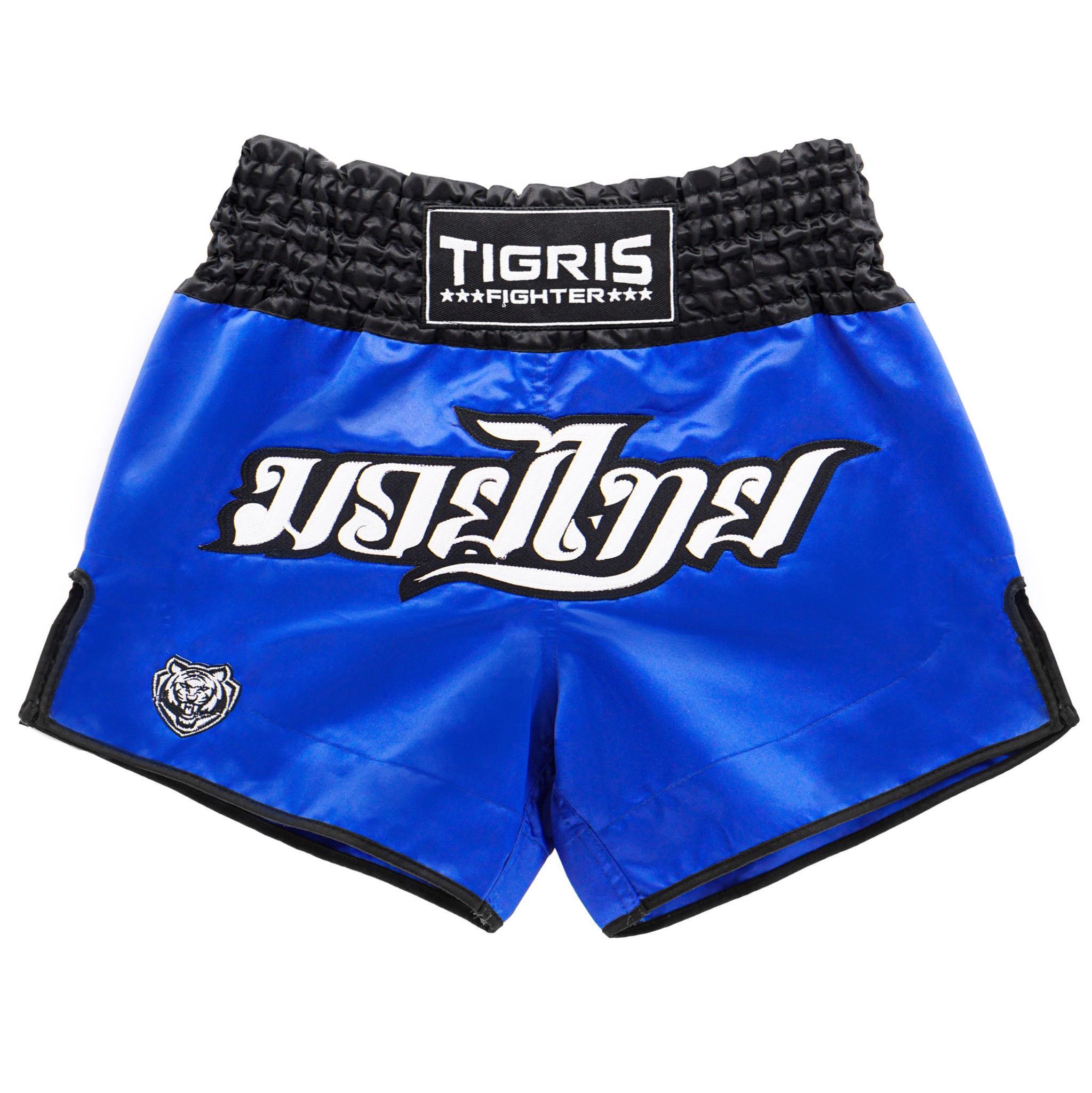Quần Tigris Retro Muay Thai Shorts - Blue