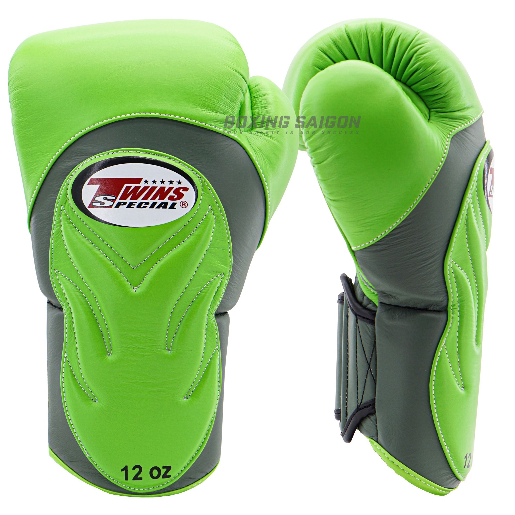 Găng Tay Twins Bgvl6 Special New Styles Boxing Gloves - Green