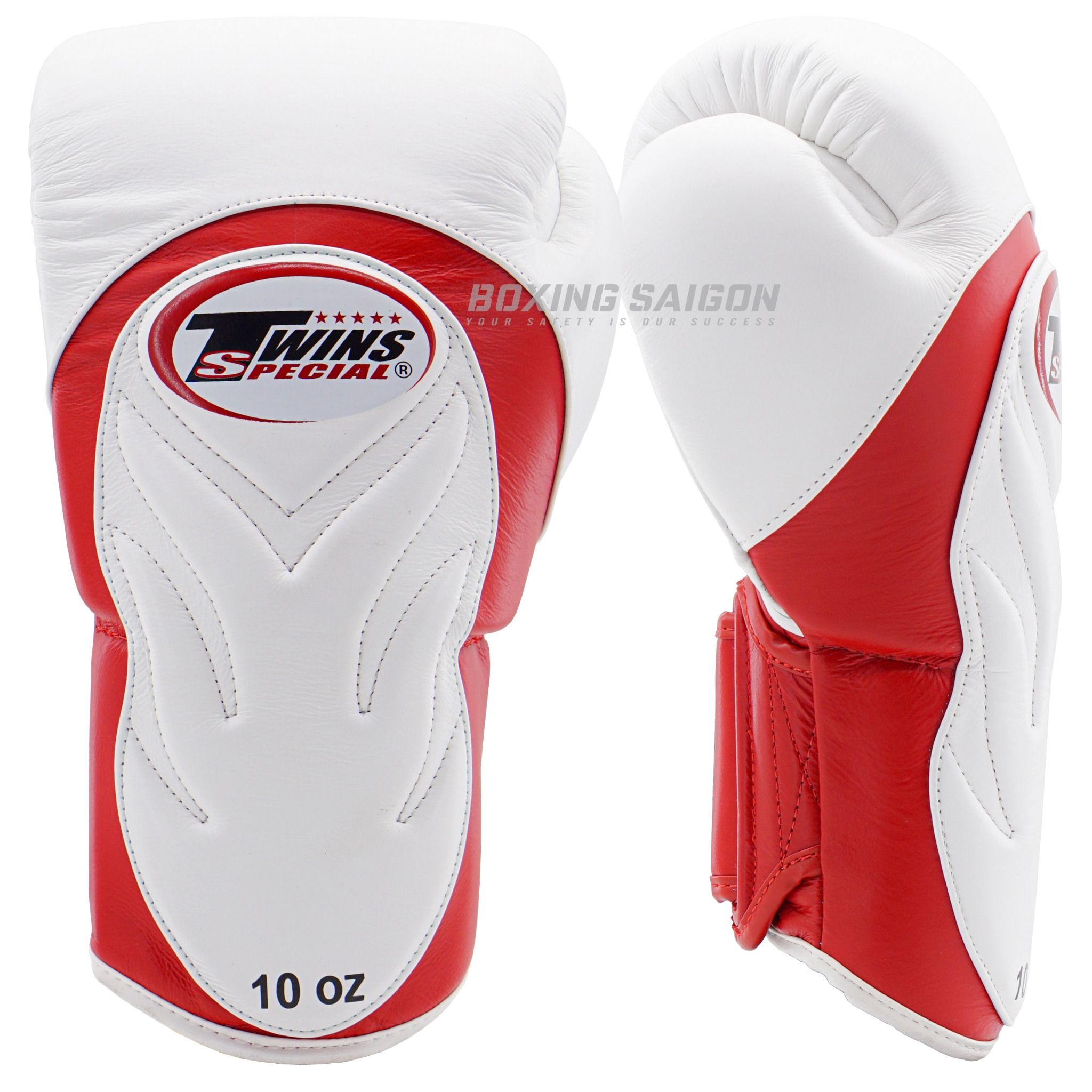 Găng Tay Twins Bgvl6 Special New Styles Boxing Gloves - White/Red