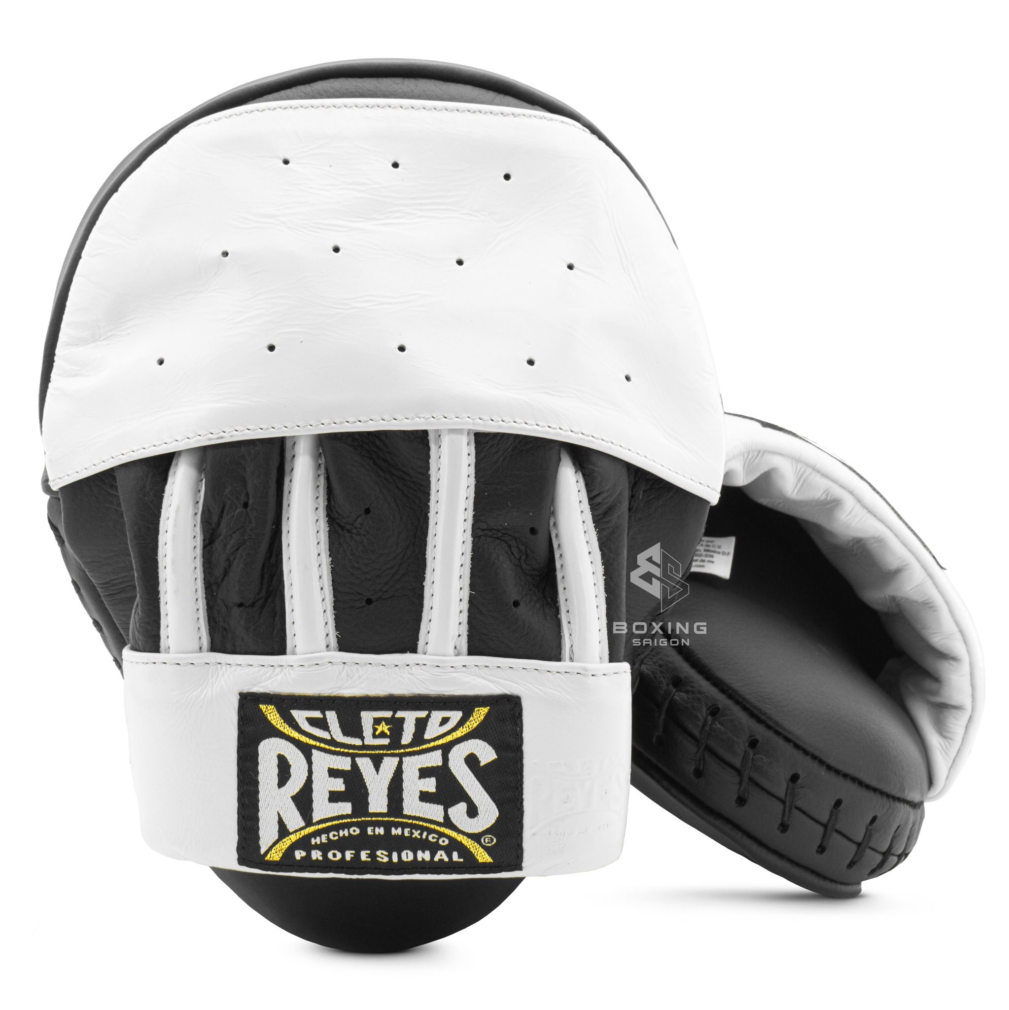 Đích Đấm Cleto Reyes Regular Curved Punch Mitts - Black/White