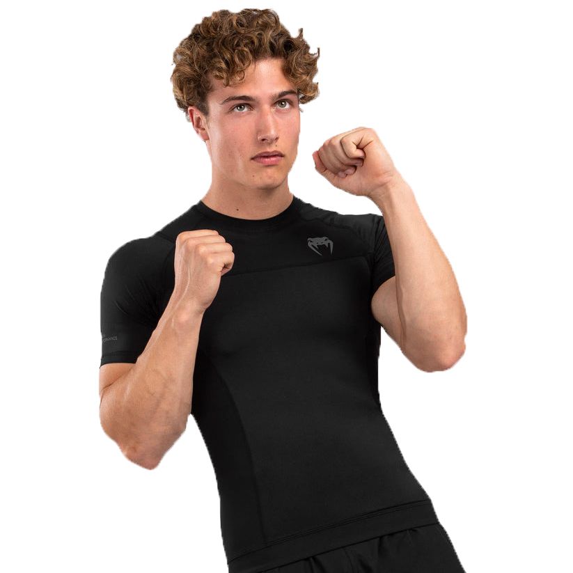 Áo bó Venum G-fit Air Rashguards Shortsleeve - Black