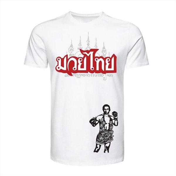 Áo TUFF TUF-TC002 Vintage Collection White Muay Thai Yantra