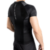 Áo bó Venum YKZ21 Rashguard Shorts Sleeves - Black/Black