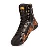 Giày Venum Elite Evo Monogram Boxing Shoes - Black/Brown