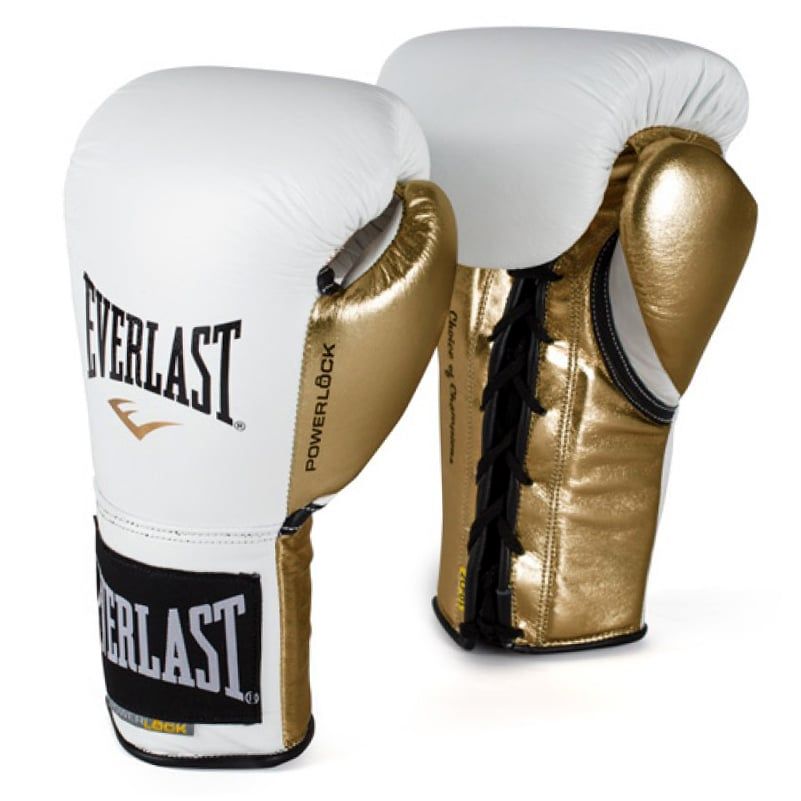 Găng Tay Everlast Powerlock Laced Training Gloves - White