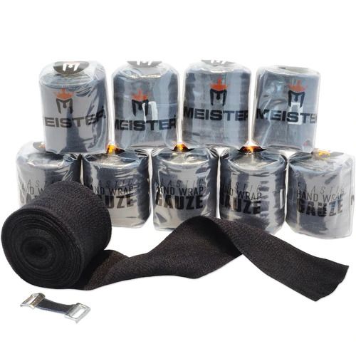 Băng Gạc Meister Traditional Elastic Gauze Hand Wraps - Black