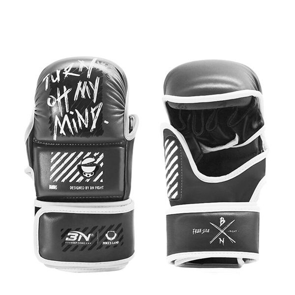 Găng Tay MMA BN Sparring - Black/White