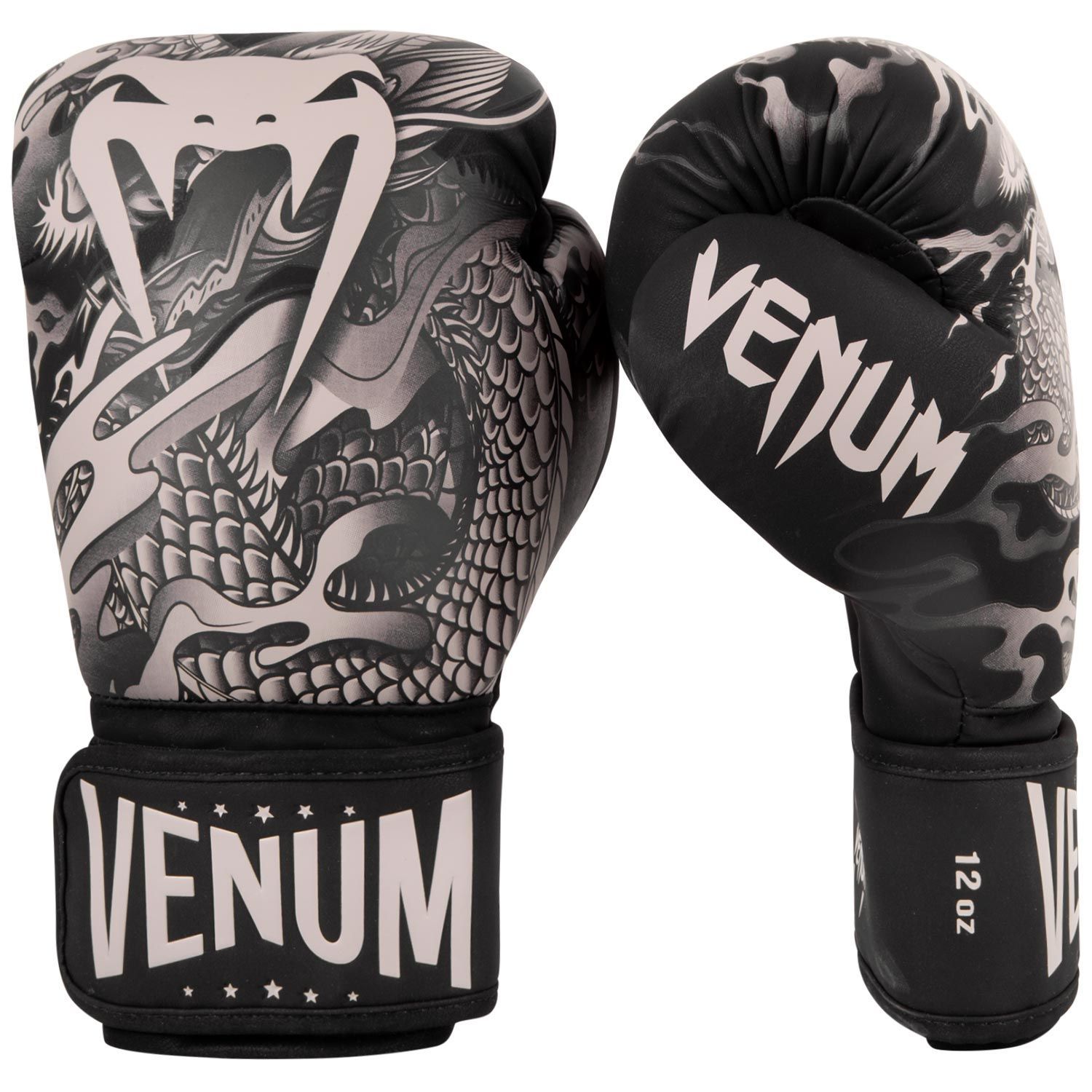 GĂNG TAY VENUM DRAGON'S FLIGHT BOXING GLOVES - BLACK/SAND